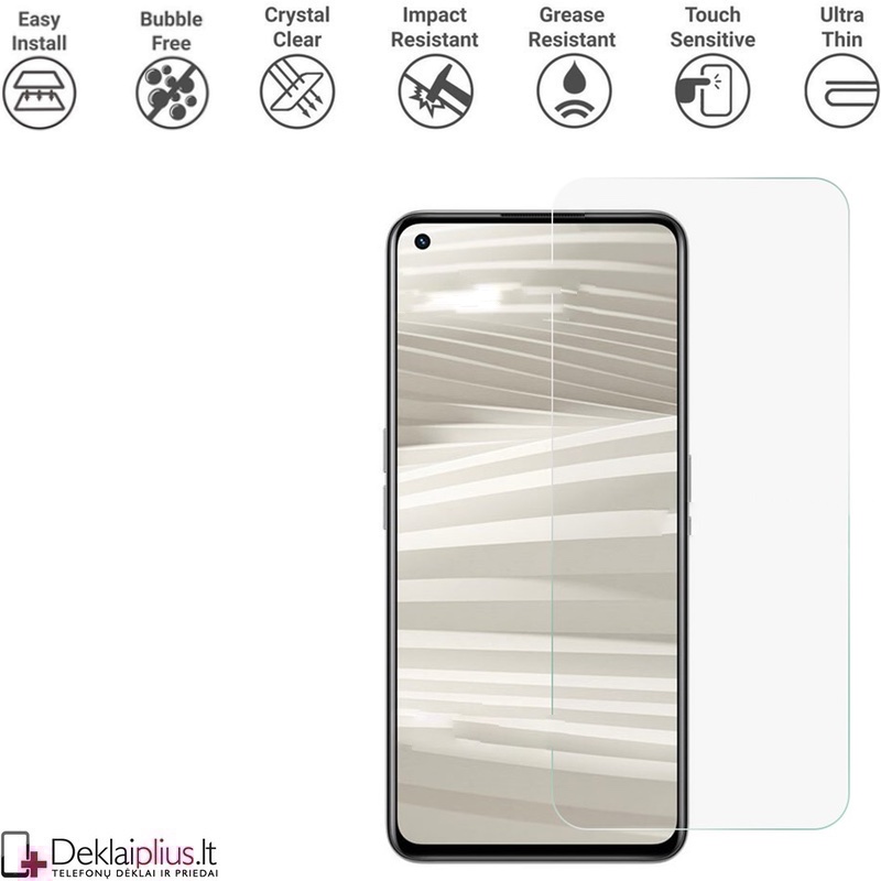 Ekrano grūdintas stiklas (Realme GT2) Ekrano grūdintas stiklas (Realme GT2)